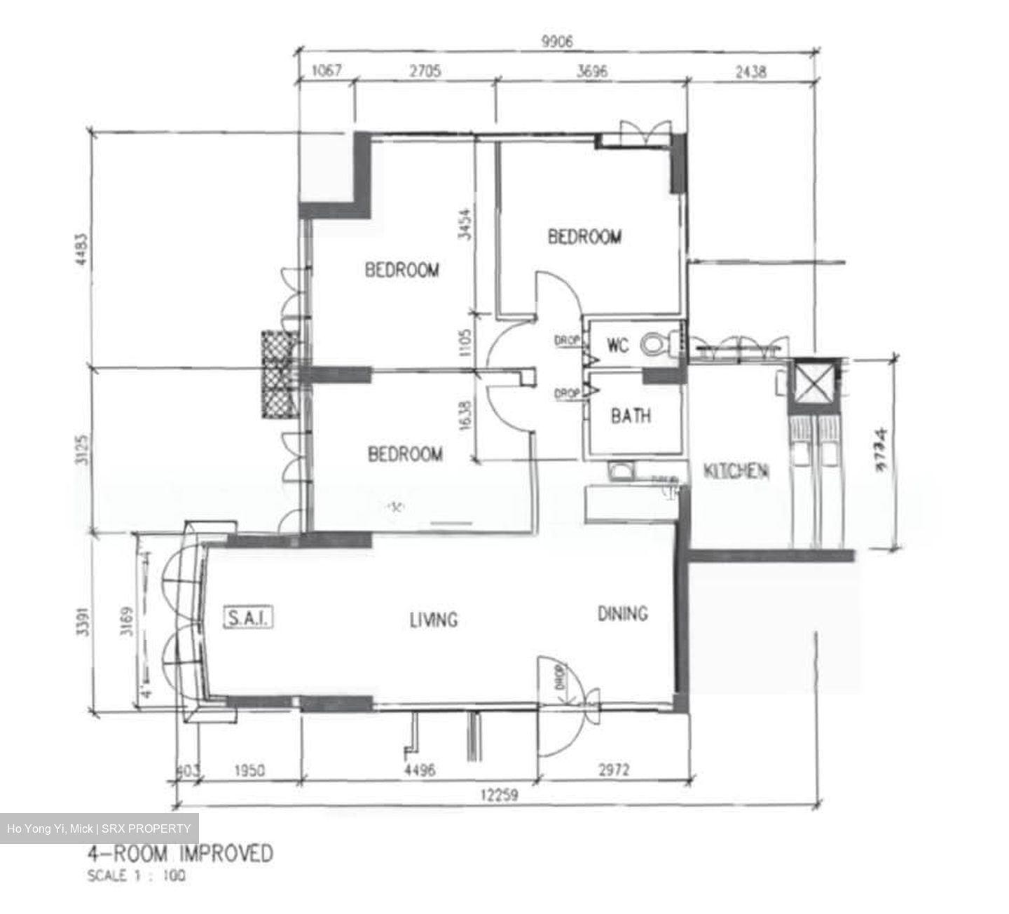 Blk 101 Whampoa View (Toa Payoh), HDB 4 Rooms #552098041